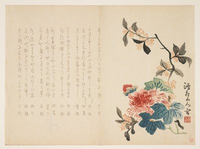 Herbstblumen, ca. 1854-59 von Shsanjin